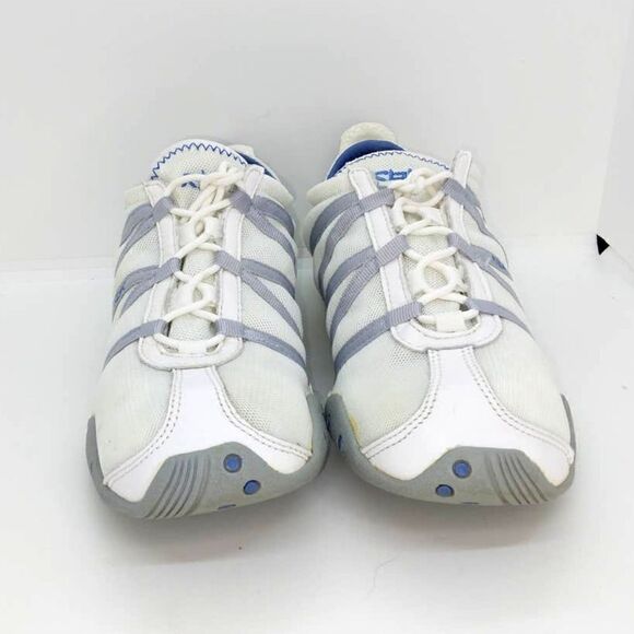 Reebok Lightweight Women's Pre-owned White/Gray/Blue Running Sneakers- sz. 7 1/2 - Picture 2 of 6